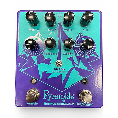 Used EarthQuaker Devices Pyramids Stereo Flanging Device Effect Pedal