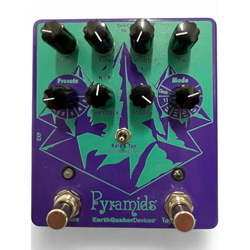 Used EarthQuaker Devices Pyramids Stereo Flanging Device Effect Pedal