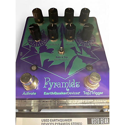 Used EarthQuaker Devices Pyramids Stereo Flanging Device Effect Pedal