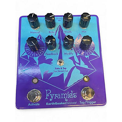 Used EarthQuaker Devices Pyramids Stereo Flanging Device Effect Pedal