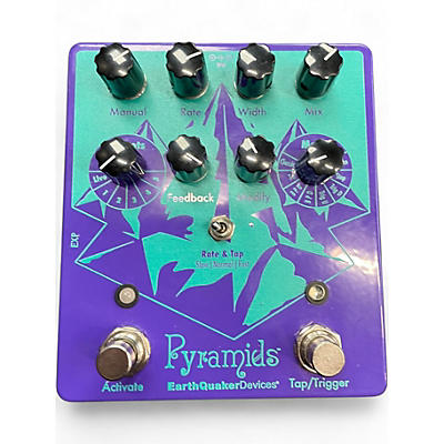 Used EarthQuaker Devices Pyramids Stereo Flanging Device Effect Pedal