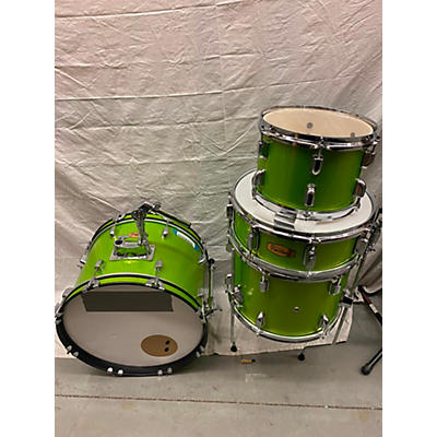 Used Eastar 4 piece 4 Piece Green Drum Kit