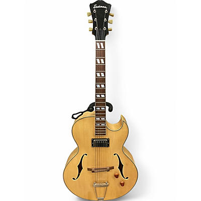 Used Eastman AR371CE Blonde Hollow Body Electric Guitar