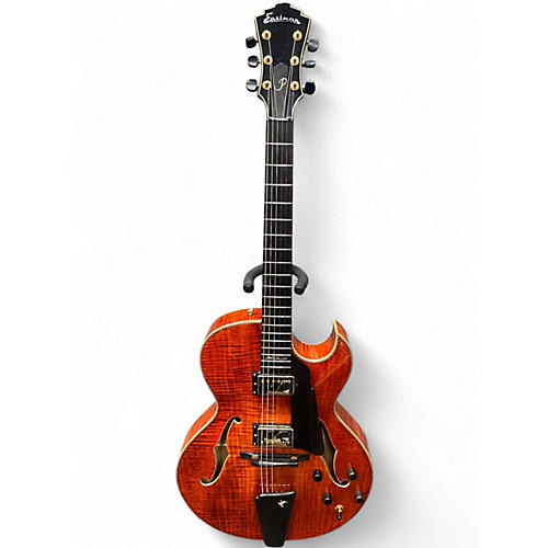 Used Eastman AR380CE Honey Burst Hollow Body Electric Guitar Honey Burst