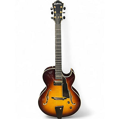 Used Eastman AR480CE-SB John Pisano Signature Sunburst Hollow Body Electric Guitar