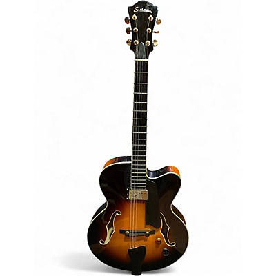 Used Eastman AR503CE 2 Color Sunburst Hollow Body Electric Guitar