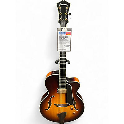 Used Eastman AR805CE Sunburst Hollow Body Electric Guitar