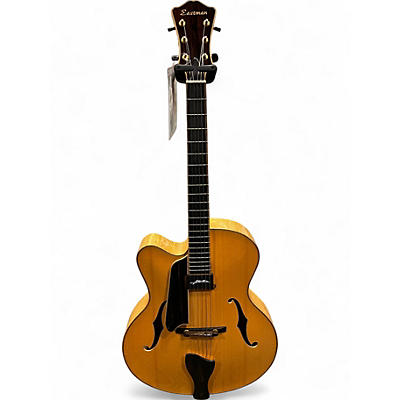 Used Eastman AR910LCE Natural Hollow Body Electric Guitar