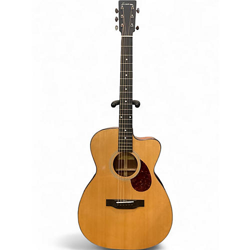 Used Eastman E10MCE Deluxe Natural Acoustic Electric Guitar Natural