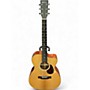 Used Eastman E1OMCE Natural Acoustic Electric Guitar Natural