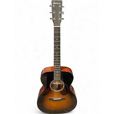 Used Eastman E2 OM-DLX-SB 2 Color Sunburst Acoustic Electric Guitar