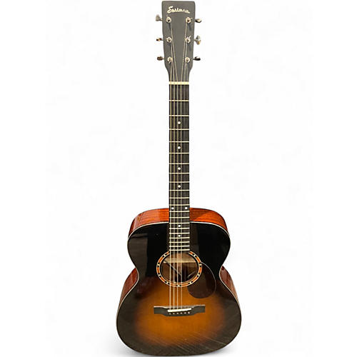 Used Eastman E2 OM-DLX-SB 2 Color Sunburst Acoustic Electric Guitar 2 Color Sunburst