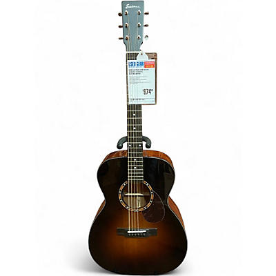 Used Eastman E2OM DELUXE Sunburst Acoustic Electric Guitar