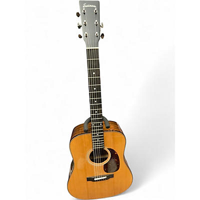 Used Eastman E3DDLX Natural Acoustic Electric Guitar
