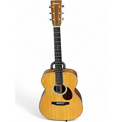 Used Eastman E8OM Natural Acoustic Guitar
