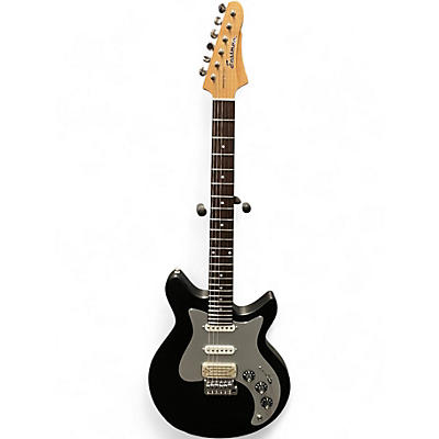Used Eastman Fullertone DC-62 Black Solid Body Electric Guitar