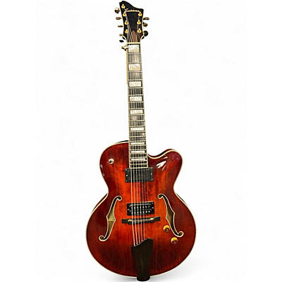 Used Eastman JAZZ16-7 Faded Tobacco Hollow Body Electric Guitar