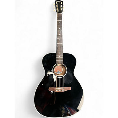 Used Eastman PCH2-OM-BK Black Acoustic Guitar