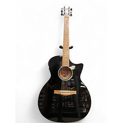 Used Eastman PCH3-GACE Trans Black Acoustic Electric Guitar