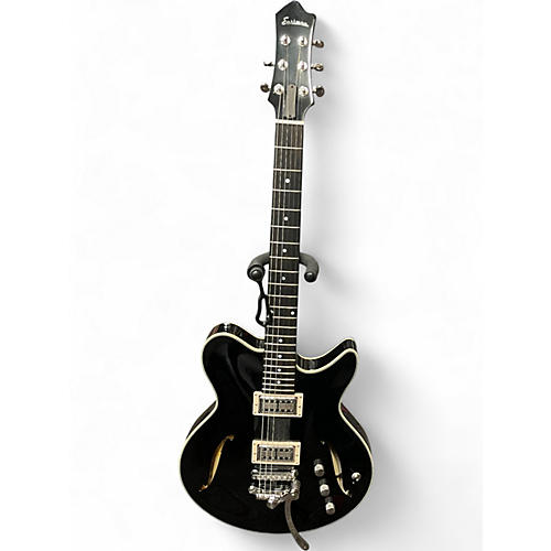 Used Eastman ROMEO NYC Black Hollow Body Electric Guitar Black