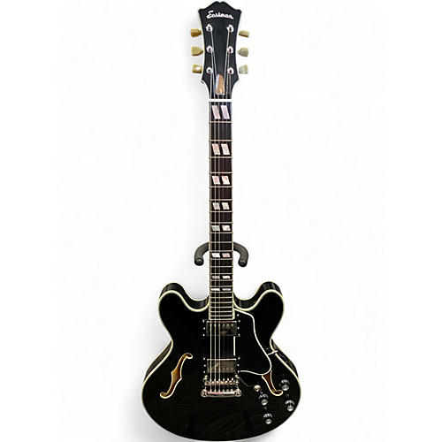 Used Eastman T-486 Black Hollow Body Electric Guitar Black