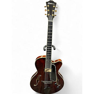 Used Eastman T145SM Vintage Natural Hollow Body Electric Guitar