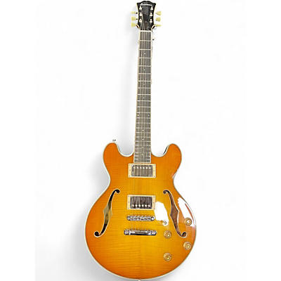 Used Eastman T184 YELLOW Hollow Body Electric Guitar