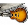Used Eastman T186MX-GB Gold Burst Hollow Body Electric Guitar Gold Burst