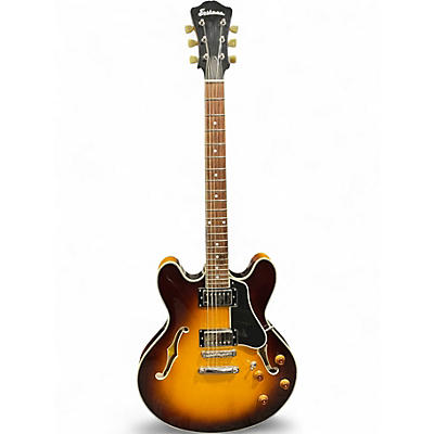 Used Eastman T386 2 Tone Sunburst Hollow Body Electric Guitar