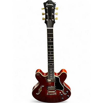 Used Eastman T386 Red Hollow Body Electric Guitar