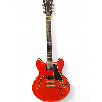 Used Eastman T386RD Cherry Hollow Body Electric Guitar