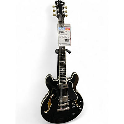 Used Eastman T484 Black Hollow Body Electric Guitar