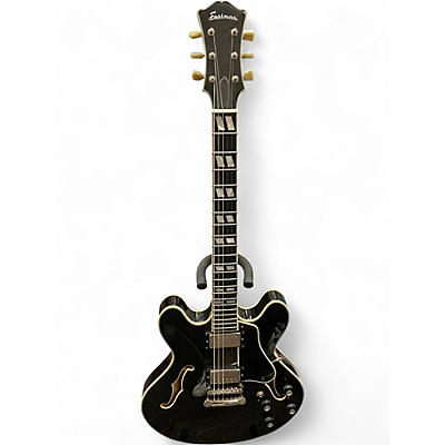 Used Eastman T486 Black Hollow Body Electric Guitar
