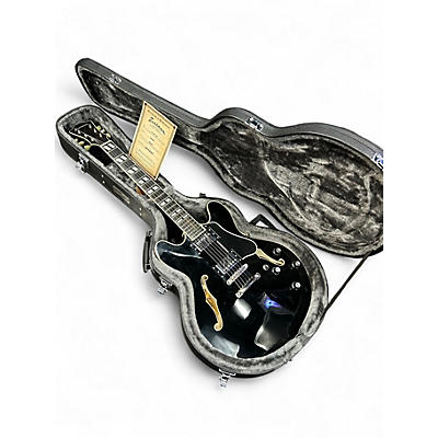 Used Eastman T486 Black Hollow Body Electric Guitar