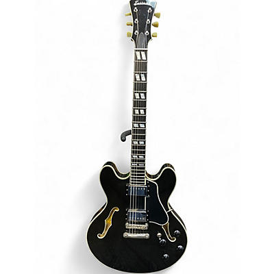 Used Eastman T486 Black Hollow Body Electric Guitar