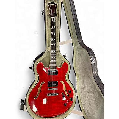Used Eastman T486 RED Hollow Body Electric Guitar