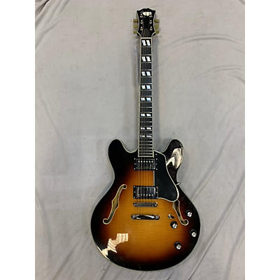 Eastman Used Eastman T486-SB 2 Tone Sunburst Hollow Body Electric Guitar