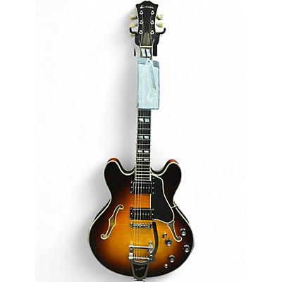 Used Eastman T486B 2 Tone Sunburst Hollow Body Electric Guitar