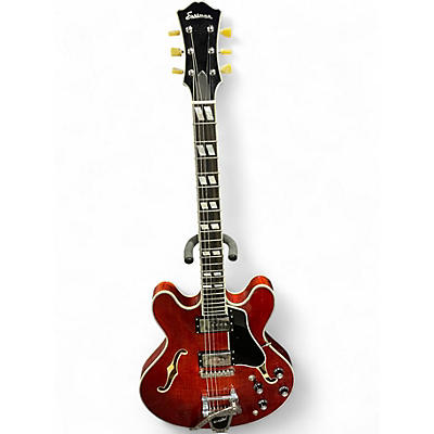 Used Eastman T486B Cherry Hollow Body Electric Guitar