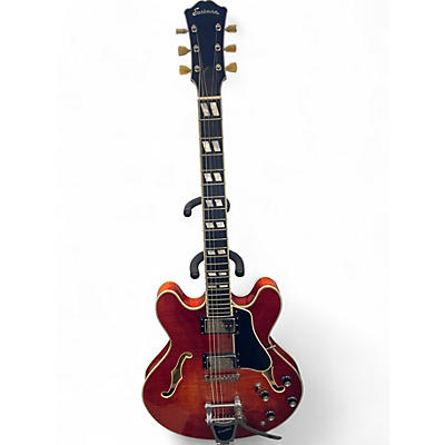 Used Eastman T486B Crimson Red Trans Hollow Body Electric Guitar