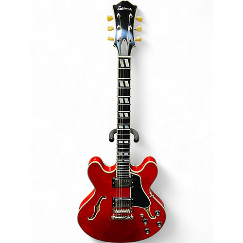 Used Eastman T486RD Trans Red Hollow Body Electric Guitar Trans Red