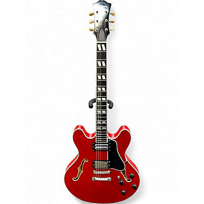 Used Eastman T59 TVRD Cherry Red Hollow Body Electric Guitar