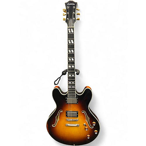 Used Eastman T59/V Sunburst Hollow Body Electric Guitar Sunburst