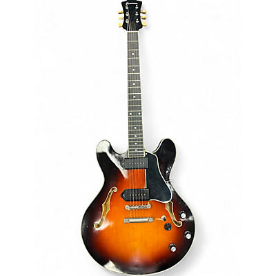 Used Eastman T60/TV Sunburst Hollow Body Electric Guitar