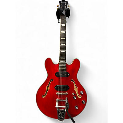Used Eastman T64/TV Vintage Red Hollow Body Electric Guitar