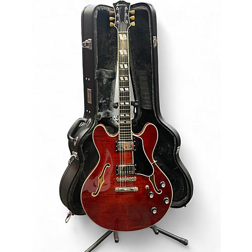 Used Eastman T846 Trans Red Hollow Body Electric Guitar Trans Red