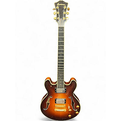 Used Eastman Thinline 2 Tone Sunburst Hollow Body Electric Guitar