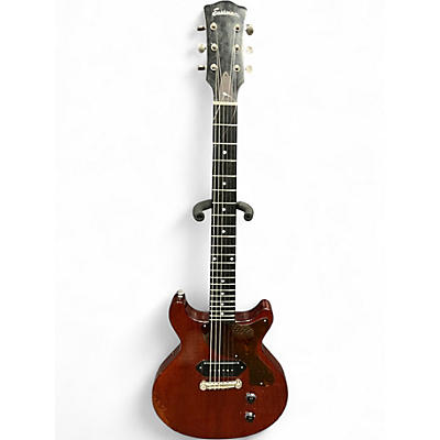 Used Eastman double cut Satin Red Solid Body Electric Guitar