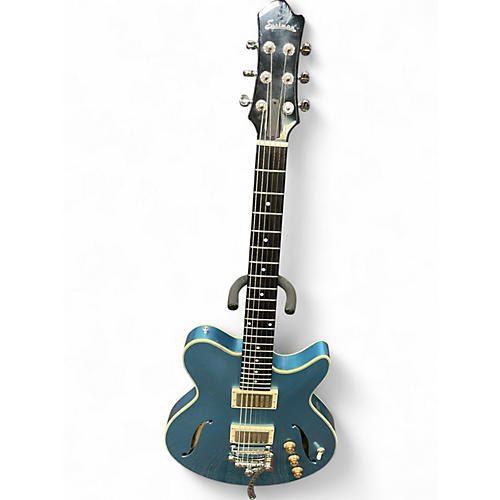 Used Eastman romeo LA Blue Hollow Body Electric Guitar Blue