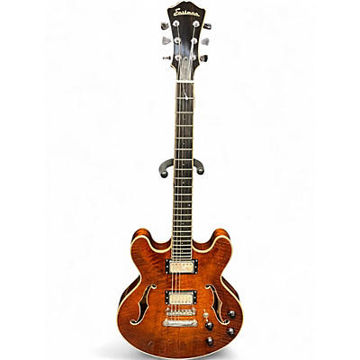 Used Eastman t185mx Mahogany Hollow Body Electric Guitar